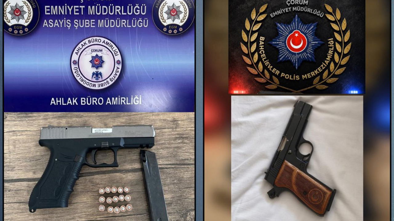 Çorum'da bir haftada 9 aranan şüpheli yakalandı