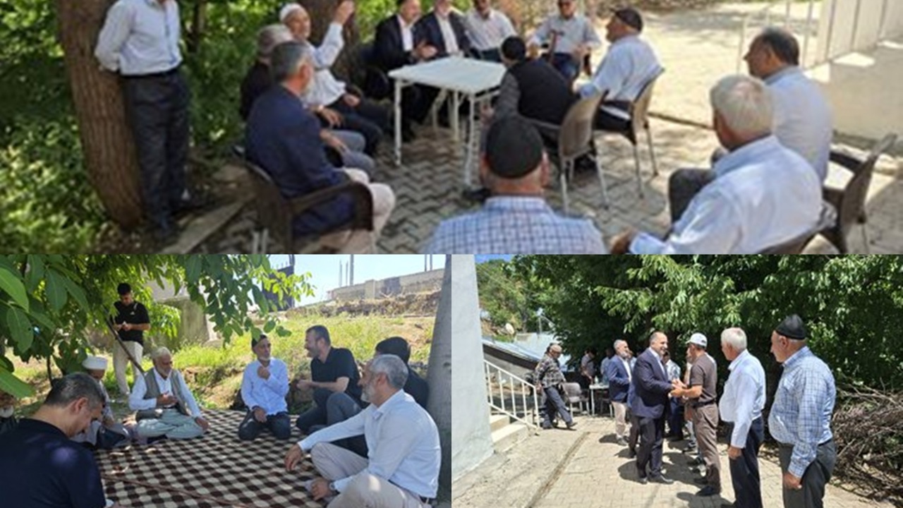 HÜDA PAR Bingöl İl Başkanlığından Çiçekdere köyüne ziyaret