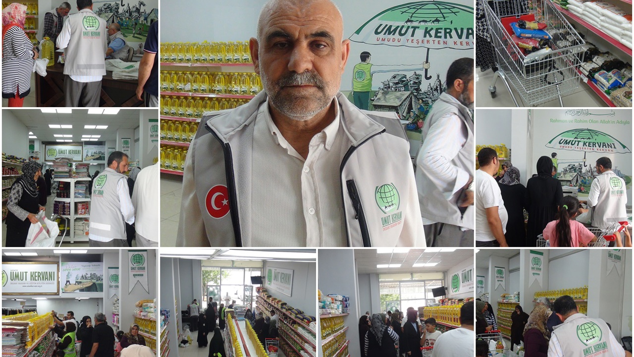Gaziantep Umut Kervanından ihtiyaç sahiplerine "Sosyal Market" desteği