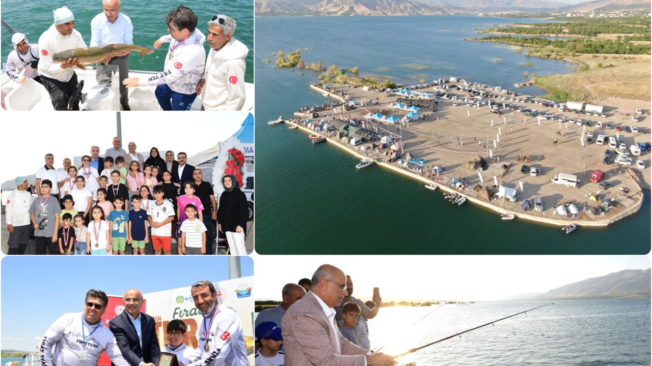 Malatya'da turna balığı yakalama yarışması uluslararası katılımla gerçekleştirildi