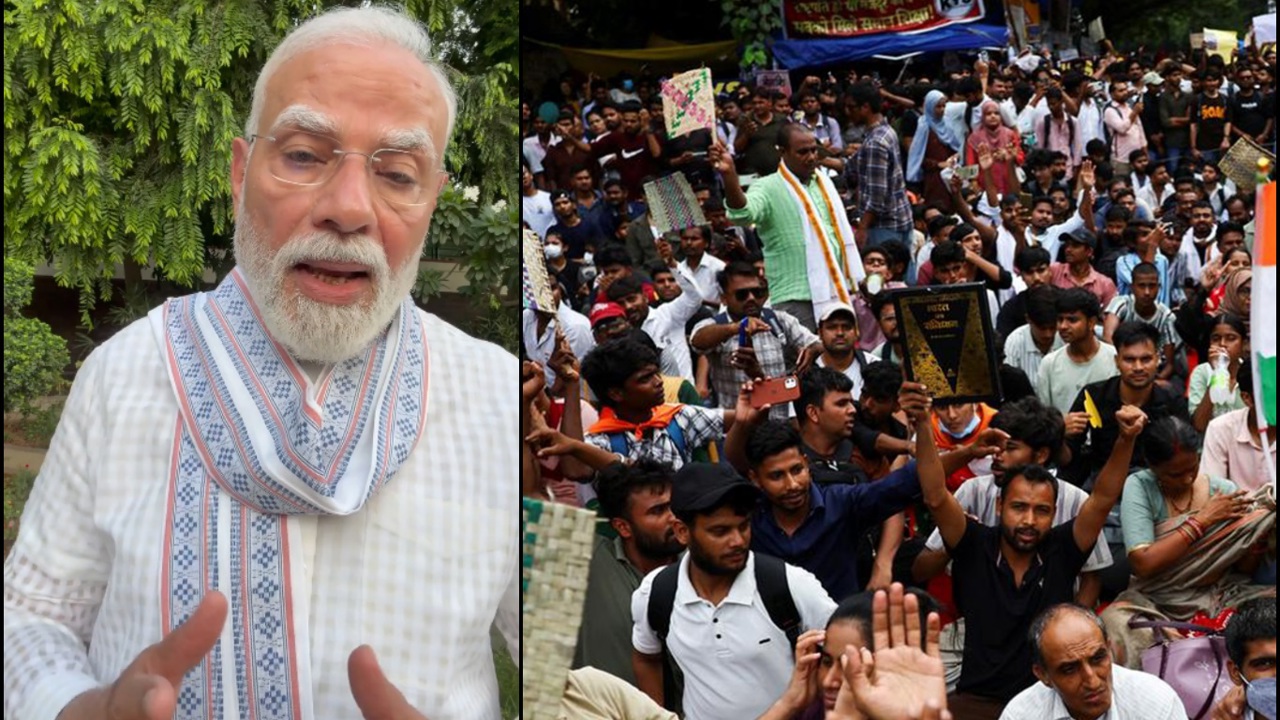 Protestolar sonuç verdi: Modi hükümeti sınav sistemini yeniden düzenliyor