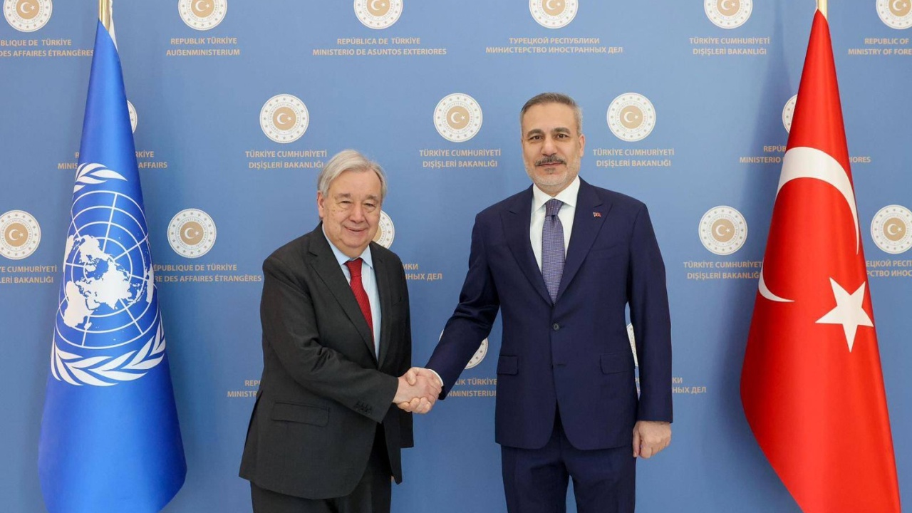 Bakan Fidan, Guterres ile Kıbrıs ve Suriye'yi görüştü