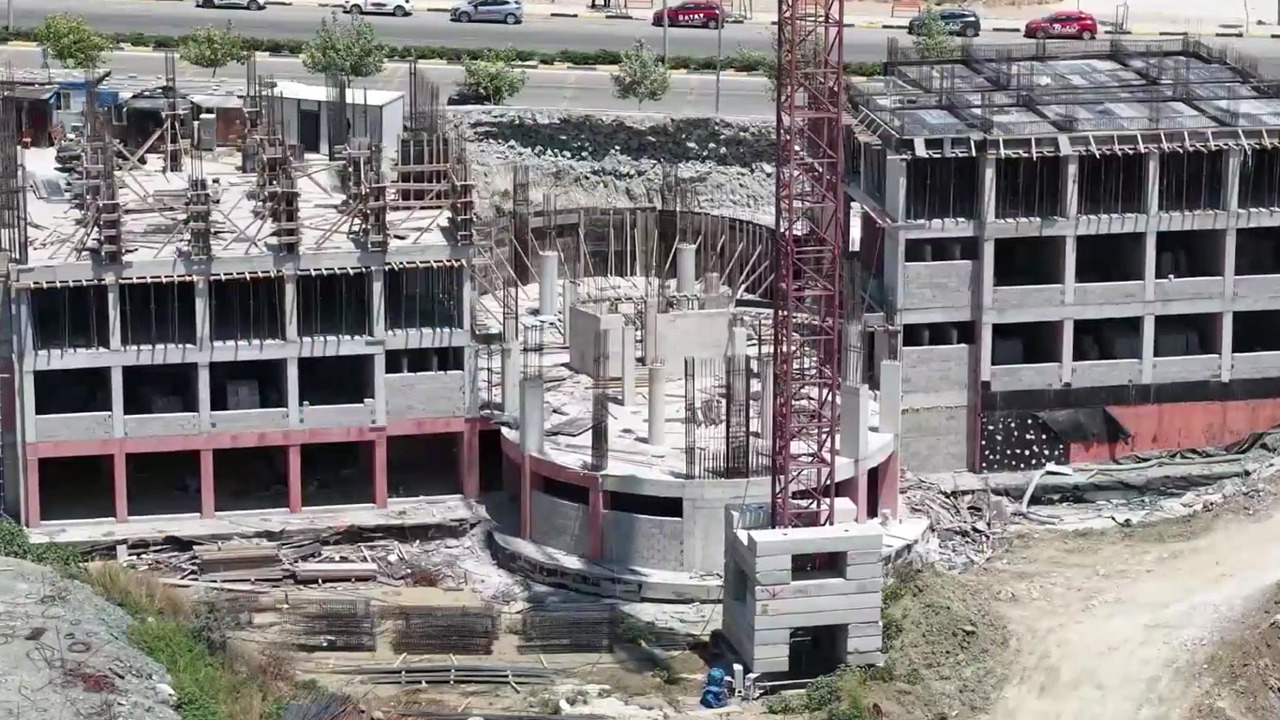 Hatay’da İl Müftülüğü binası ve cami inşaatı sürüyor