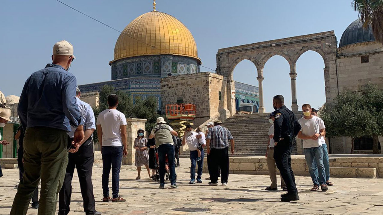 Mescid-i Aksa'da yeni provokasyon: 176 yerleşimci Talmud ayinleri yaptı