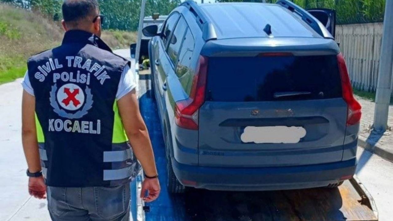 Kocaeli'de korsan taşımacılık yapan sürücüye 200 bin lira ceza