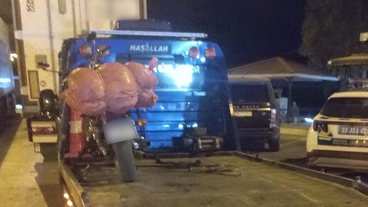 'Dur' ihtarına uymayan motosiklet sürücüsü yakalandı
