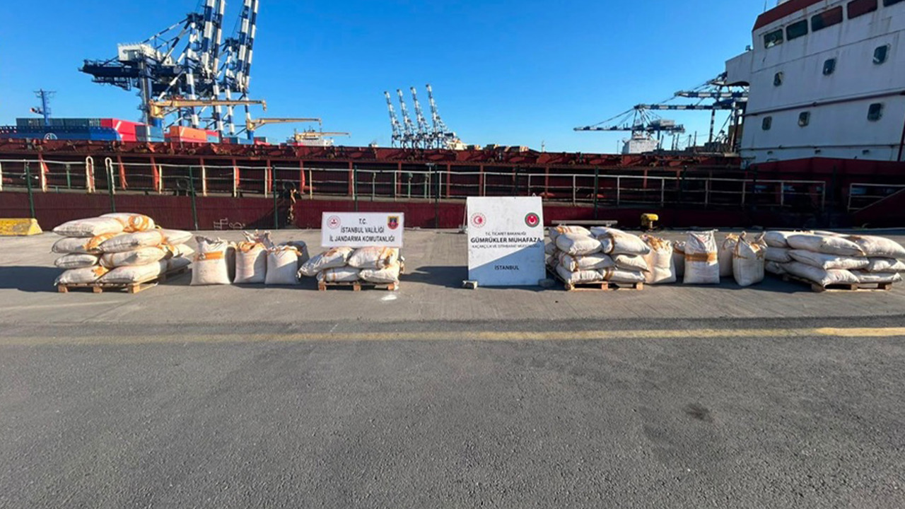 İstanbul Ambarlı Limanı'nda 3 ton uyuşturucu ele geçirildi