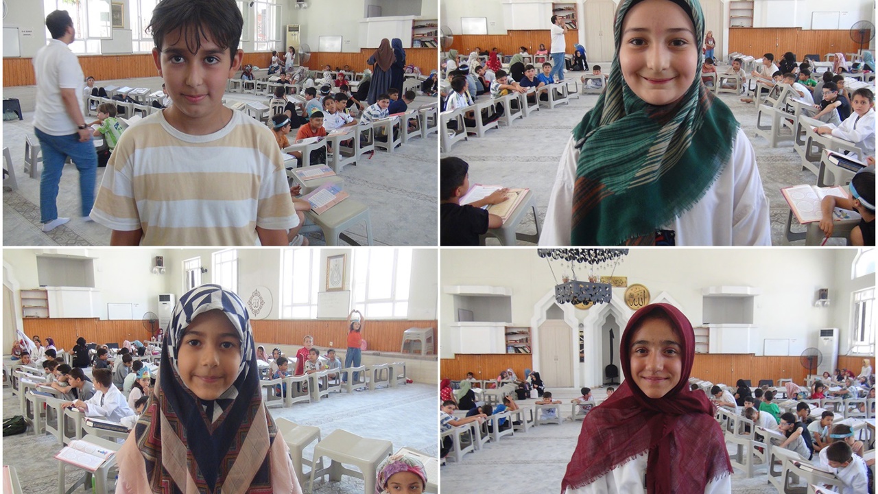 Yaz Kur'an kursları çocuklara hem manevi hem sosyal gelişim sunuyor