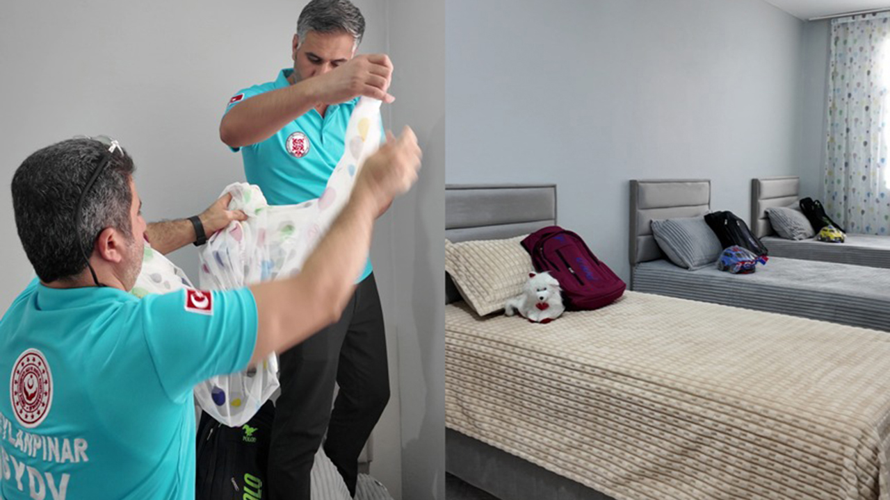 Ceylanpınar'da öksüz ve yetim çocuklar için oda düzenleme projesi başlatıldı