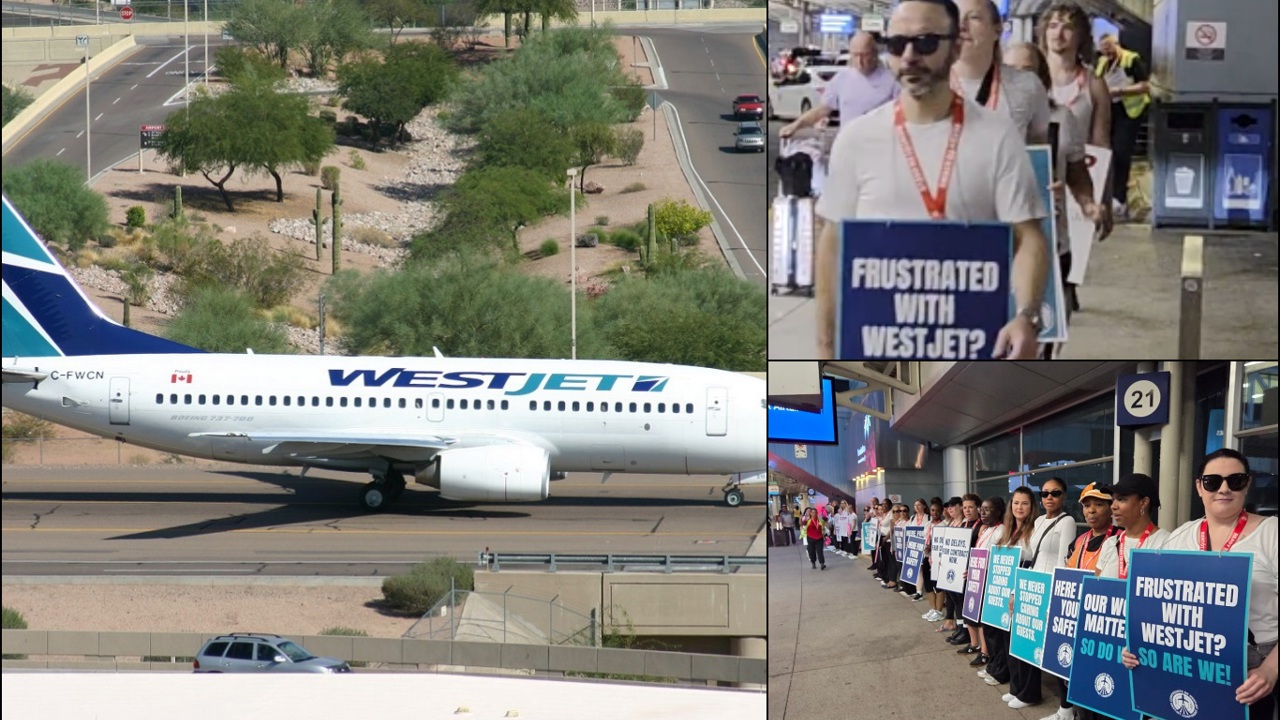 Kanada'da WestJet kabin memurları greve gitti: 250 bin yolcu etkilendi