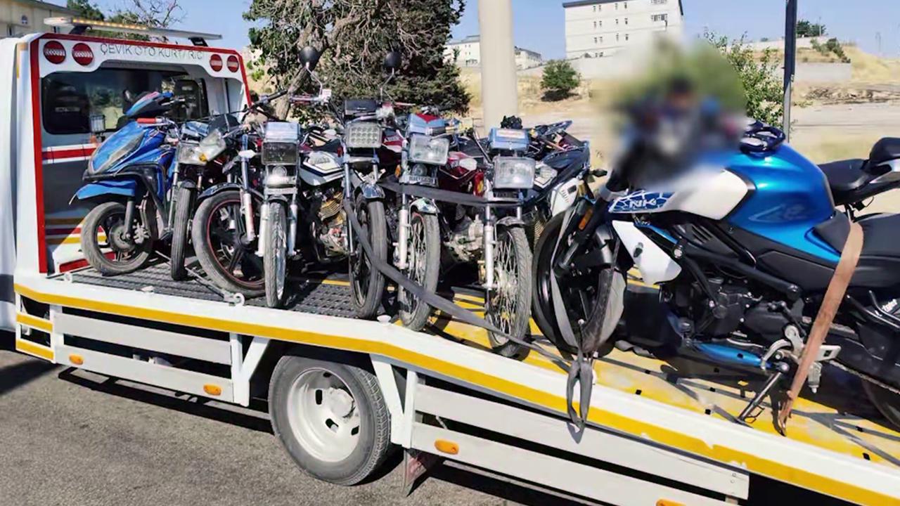 Gaziantep'te motosiklet denetimleri: 760 sürücüye 9,6 milyon lira ceza
