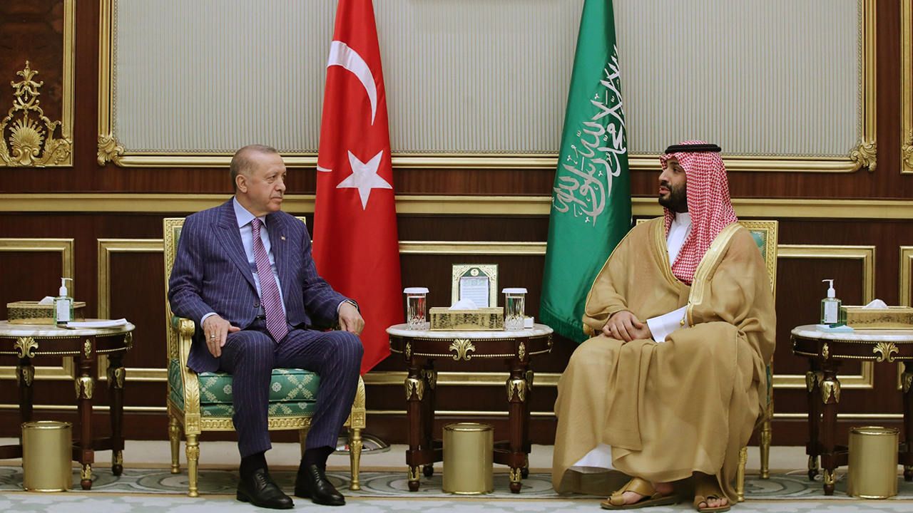 Cumhurbaşkanı Erdoğan, Prens Muhammed Bin Selman ile görüştü