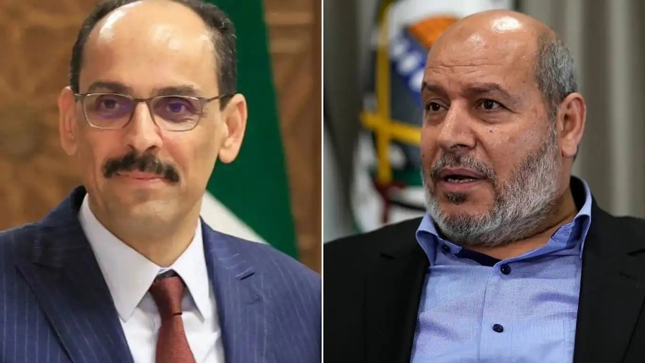 MİT Başkanı Kalın, HAMAS Siyasi Büro Başkanı Hayye ile görüştü