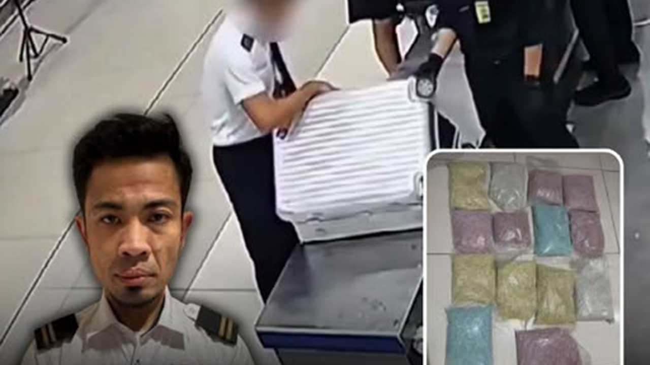 Malezya'da bir pilot havalimanında valiz dolusu uyuşturucuyla yakalandı