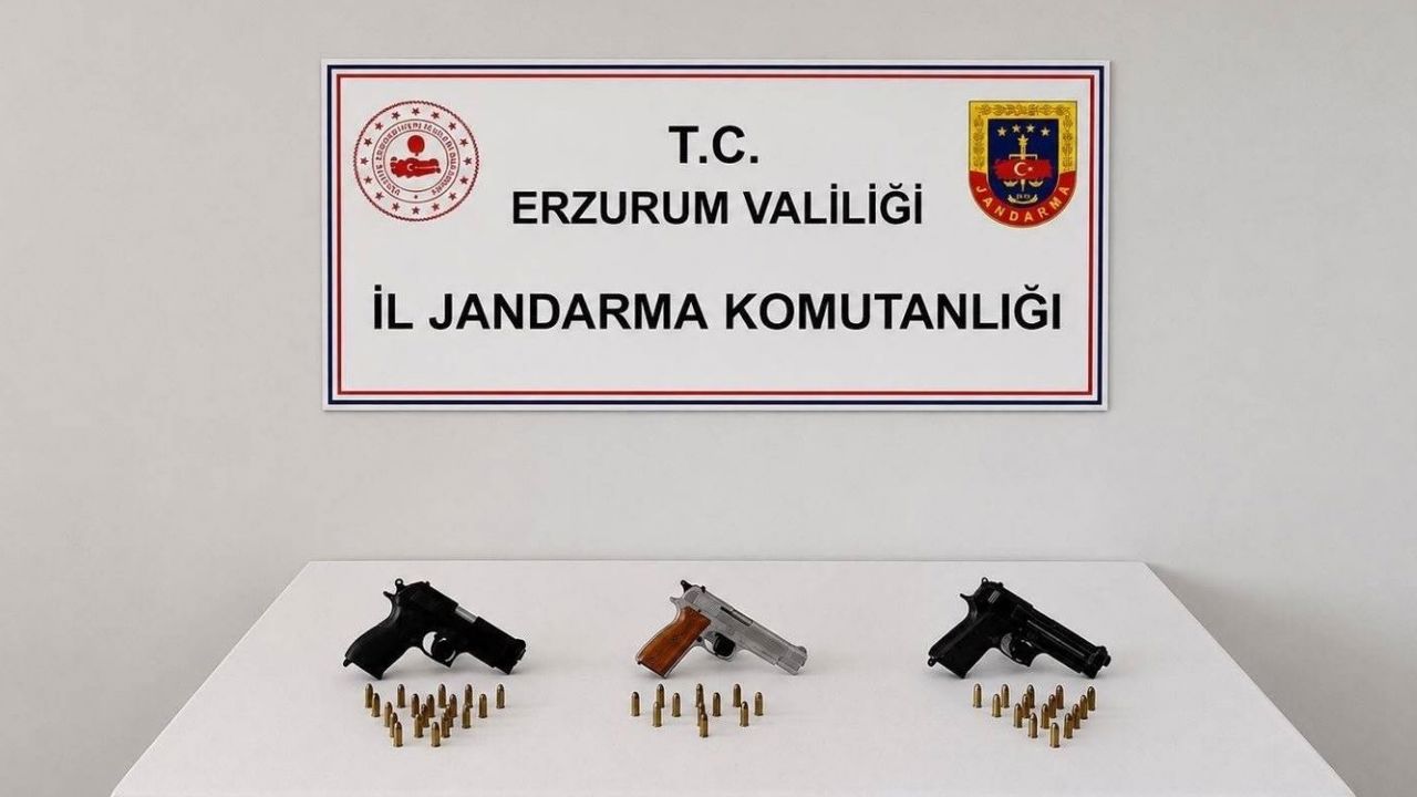 Erzurum'da düğün konvoyunda havaya ateş açan 4 şüpheli gözaltına alındı