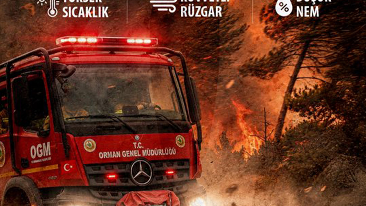Bakan Yumaklı'dan 5 il için orman yangını uyarısı