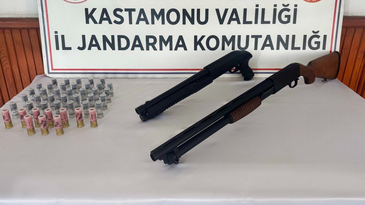 Kastamonu'da jandarmadan silah operasyonu