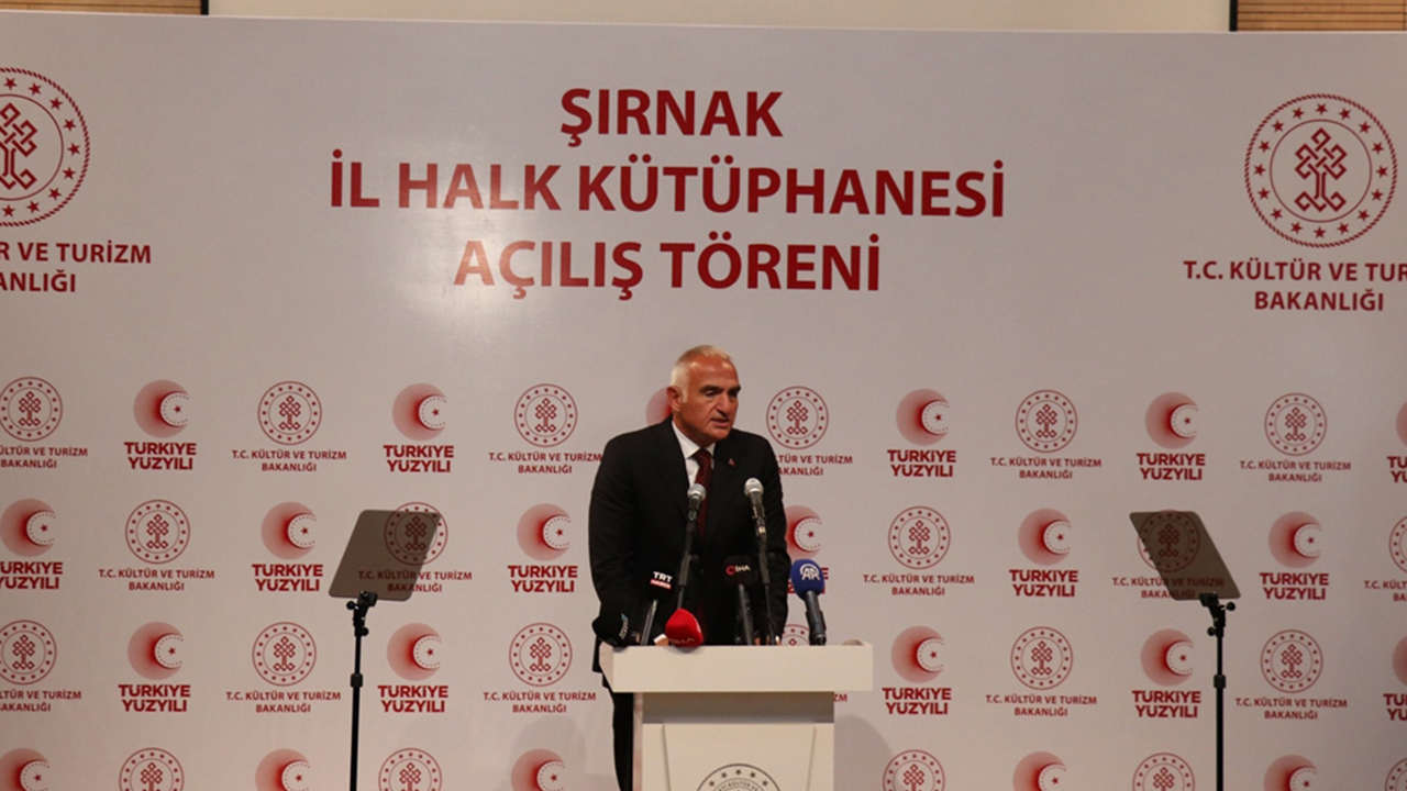 Kültür ve Turizm Bakanı Ersoy, Şırnak’ta kütüphane ve Kültür ve Turizm Müdürlüğü hizmet binası açılışını gerçekleştirdi