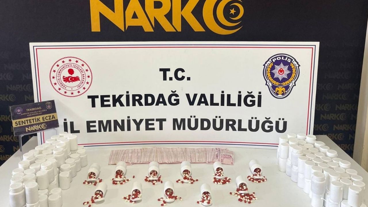 Tekirdağ'da uyuşturucu operasyonlarında 8 şüpheli tutuklandı