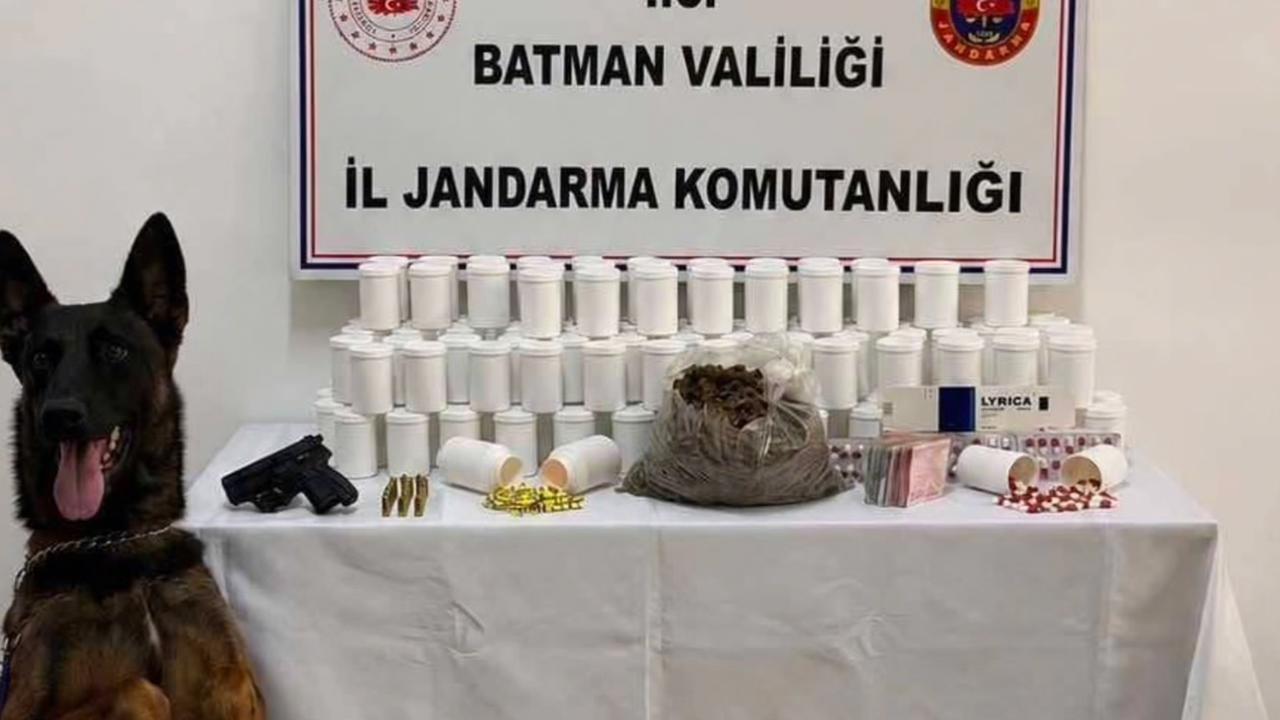 Batman'da binlerce uyuşturucu hap ele geçirildi
