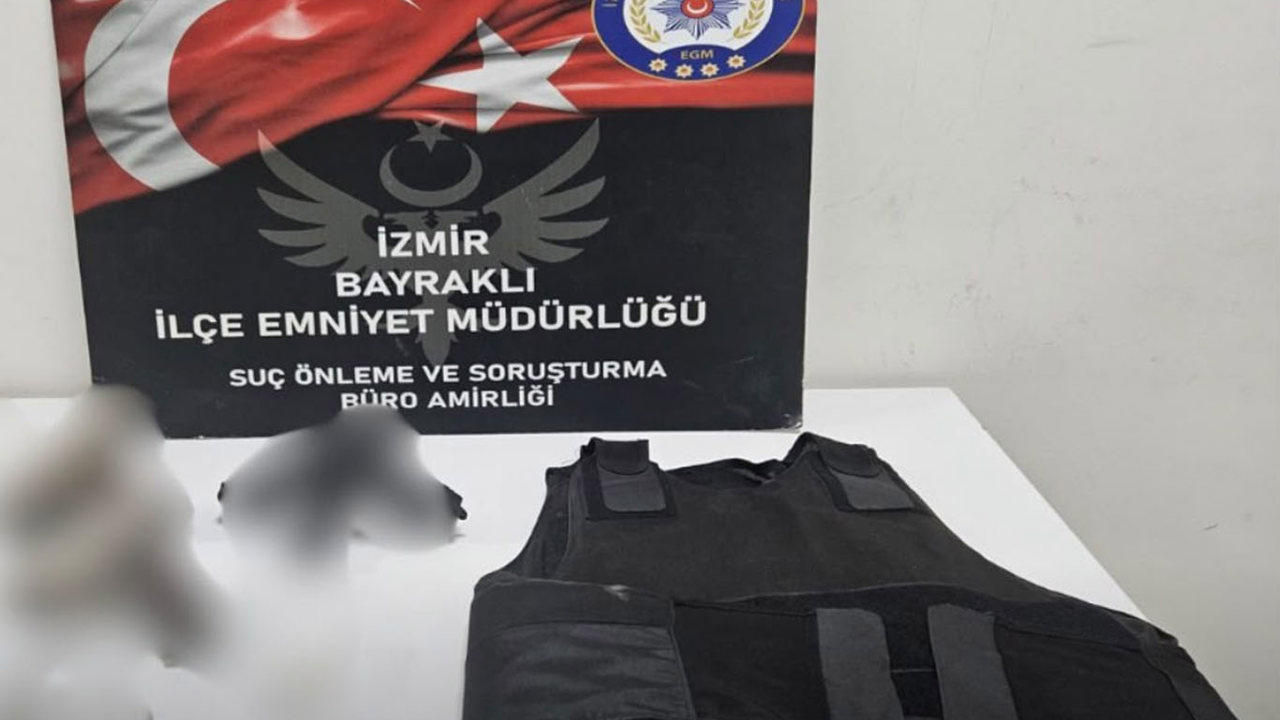 Bayraklı'da uyuşturucu ve silah operasyonu