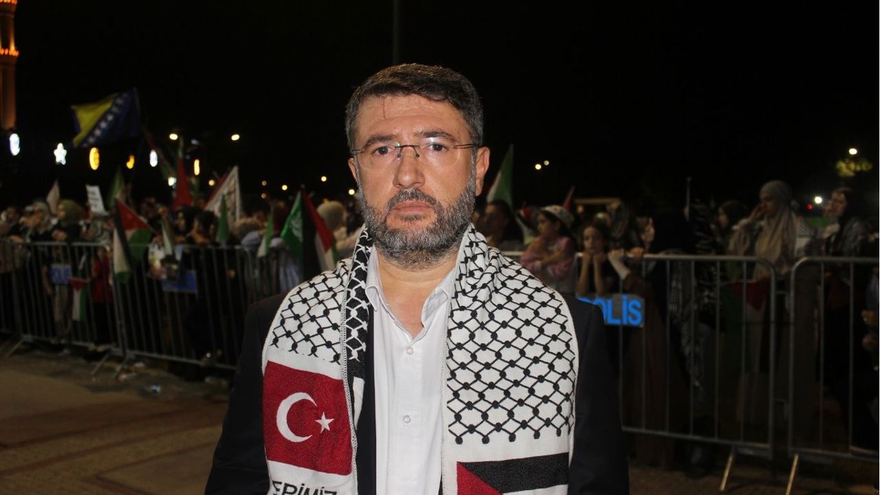 HÜDA PAR Adana İl Başkanı Beyazçiçek: "Gazze'de yaşanan vahşeti unutturmayacağız"
