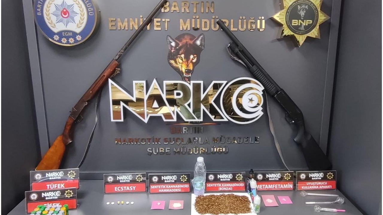 Bartın'da uyuşturucu operasyonunda 5 şüpheli gözaltına alındı