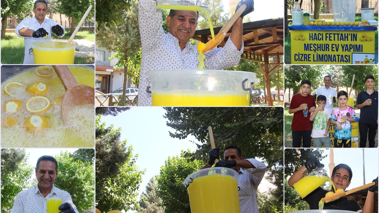 Cizre sıcaklığının asırlık serinliği: Tescilli Cizre limonatası