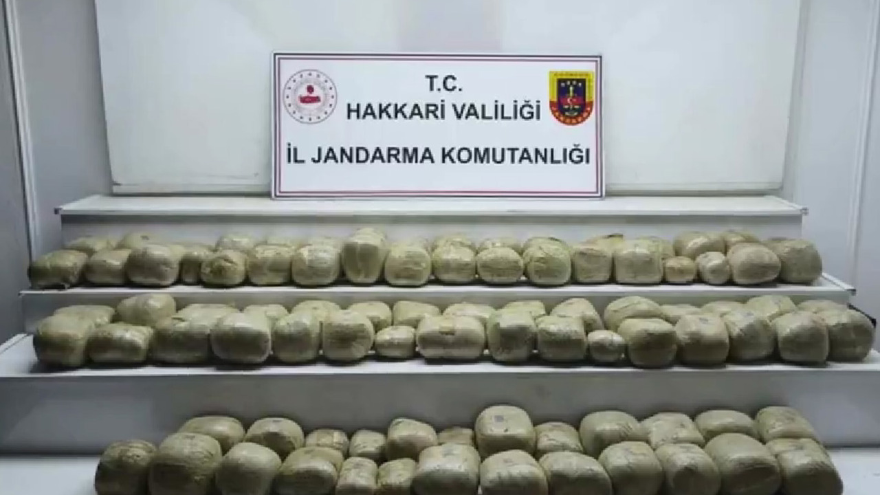 Hakkari'deki operasyonda 253 kilogram esrar ele geçirildi 