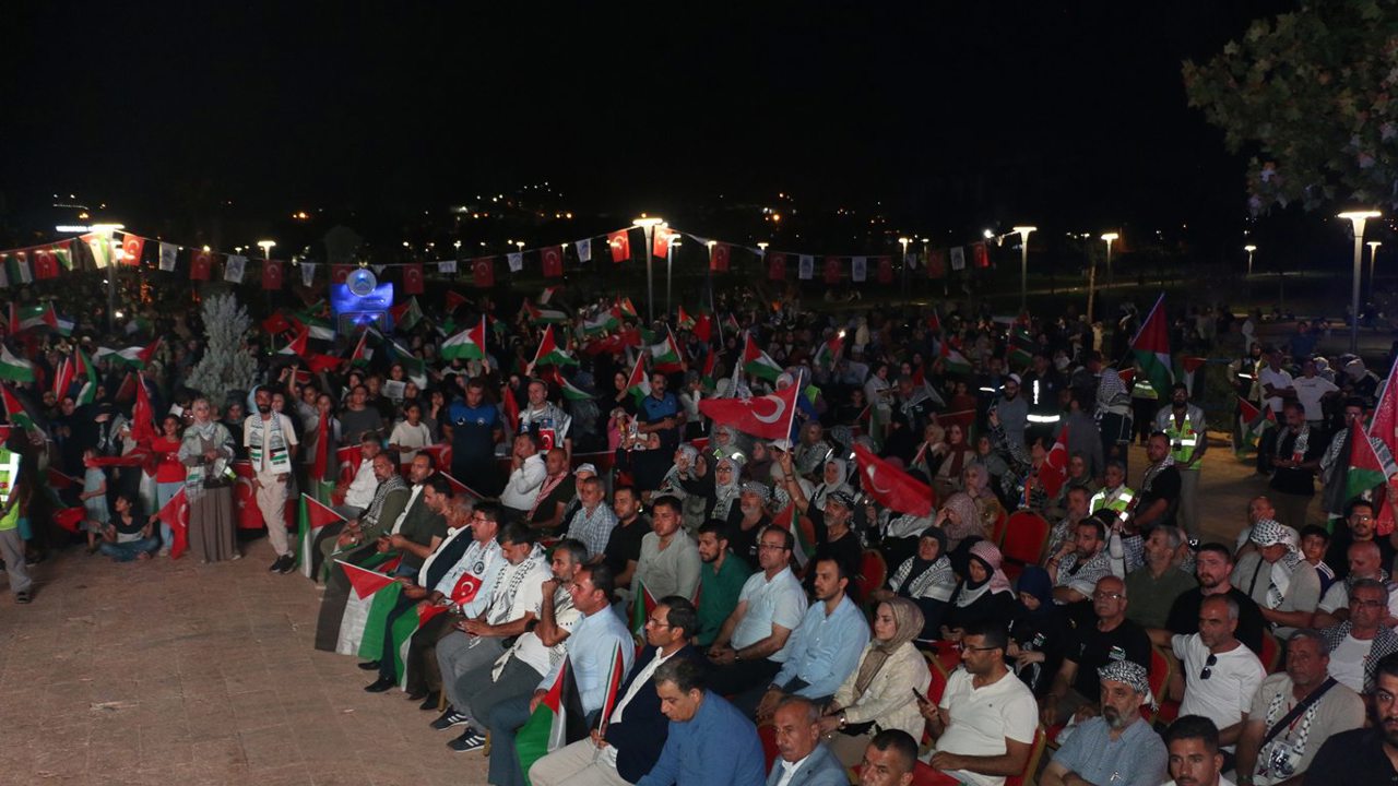 Uluslararası Filistin Konvoyu Şanlıurfa’da karşılandı