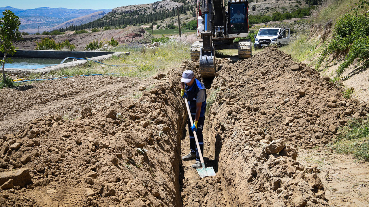 MASKİ'den Hekimhan'a 10 bin metrelik yeni içme suyu hattı