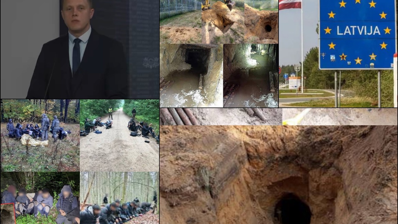 Letonya'dan Belarus sınırında "Kurt Adam Operasyonu": Sınırlar arası tünel bulundu