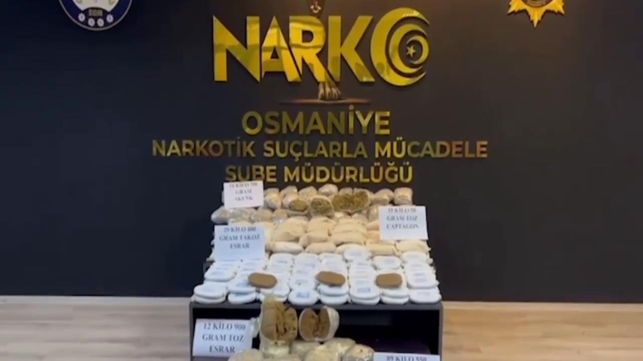 Gaziantep'te bir kamyonette 89 kilogram uyuşturucu ele geçirildi