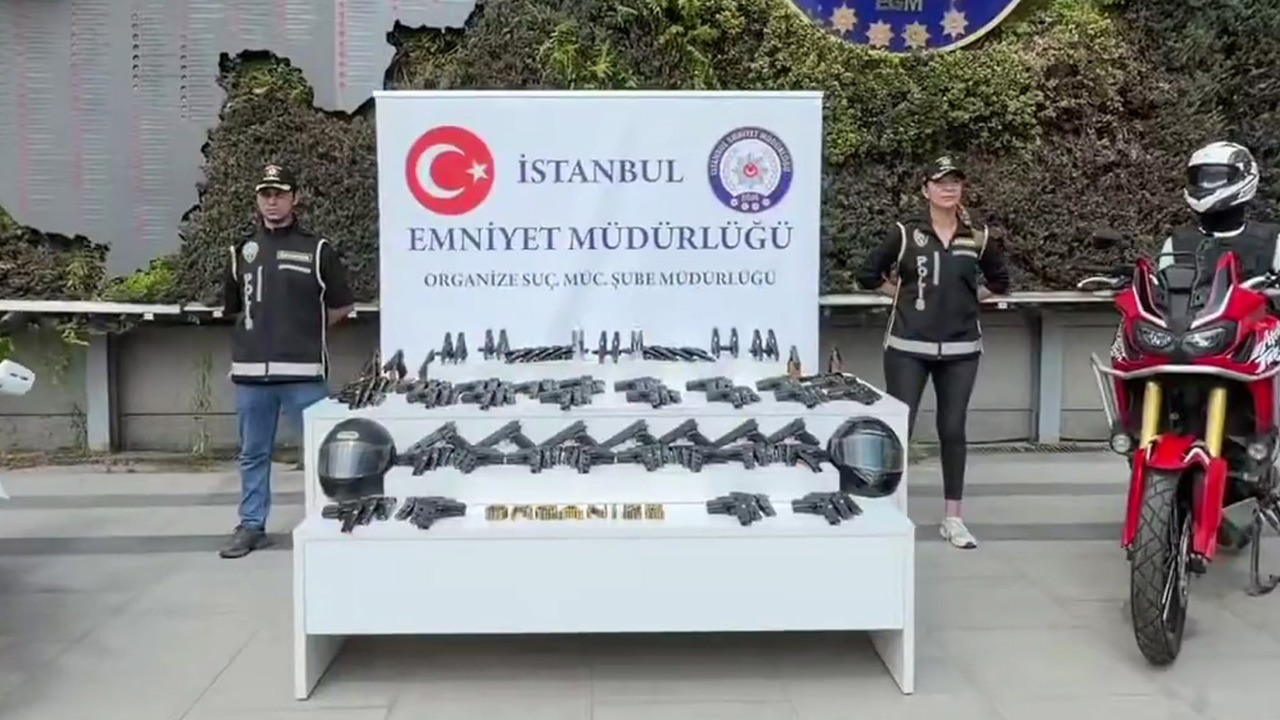 İstanbul’da organize suç operasyonlarında 133 tabanca ele geçirildi