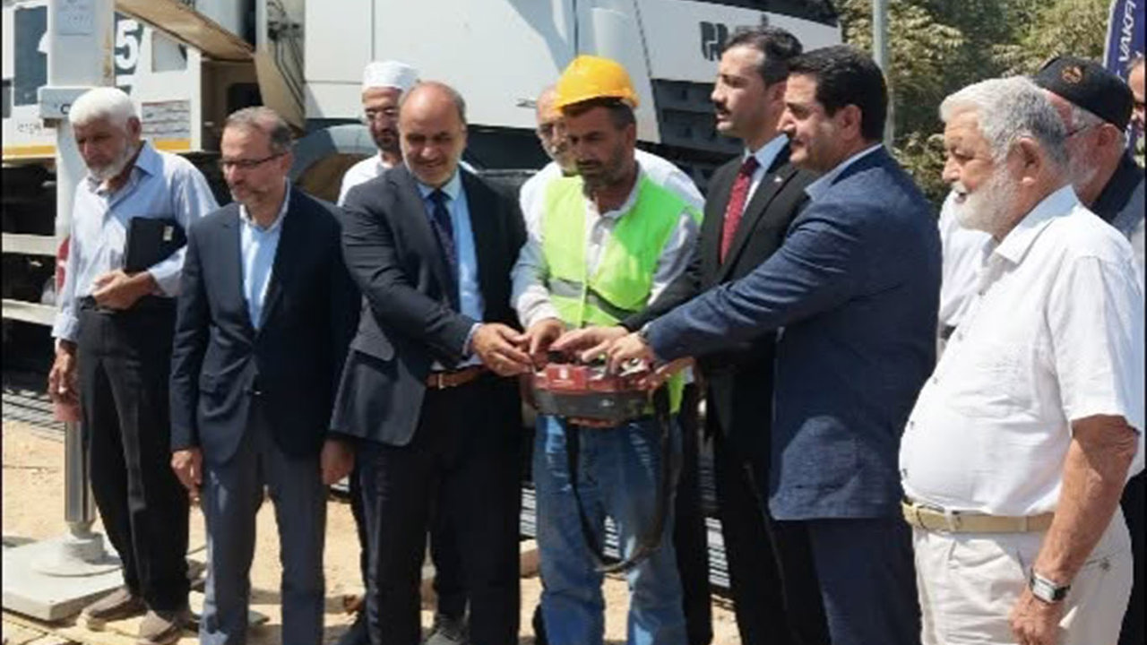 Malatya'da Mehmet Çoloğlu Camii'nin temeli dualarla atıldı