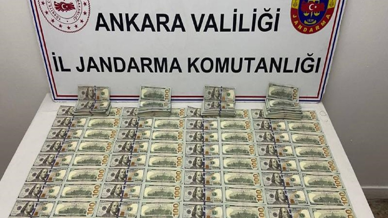 Ankara'da 80 bin sahte dolar ele geçirildi: 2 gözaltı
