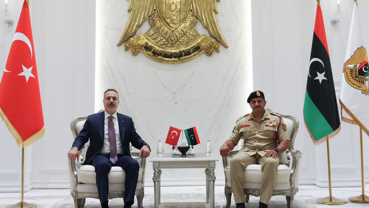 Dışişleri Bakanı Fidan, Libya Ulusal Ordusu Genel Komutan Yardımcısı Hafter ile görüştü