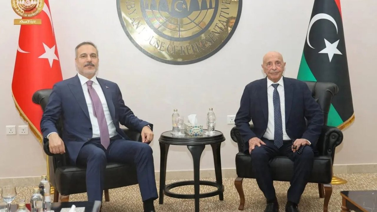 Bakan Fidan, Libya parlamentosu başkanıyla görüştü