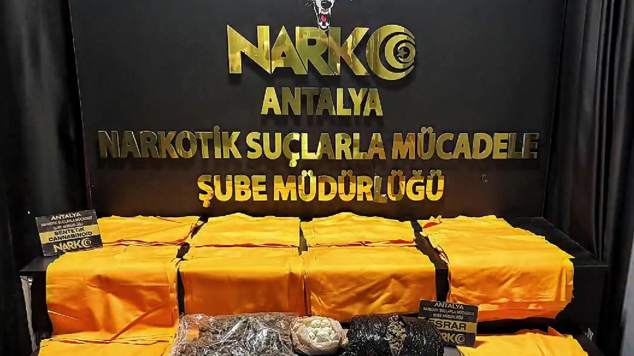 Antalya'da uyuşturucu operasyonunda 3 şüpheli tutuklandı