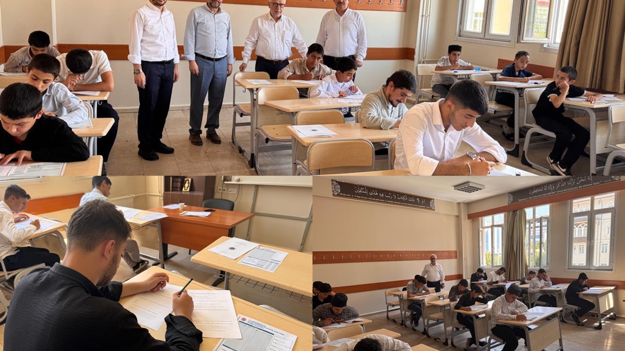 Siirt’te 600 hafızlık öğrencisi bilgi ve kazanım sınavına girdi