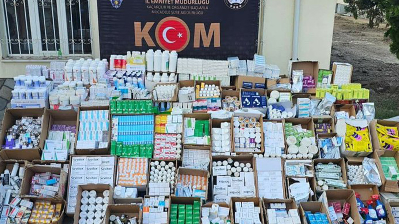 Uşak’ta 5 bin 958 kutu tarihi geçmiş kaçak hayvansal ilaç ele geçirildi