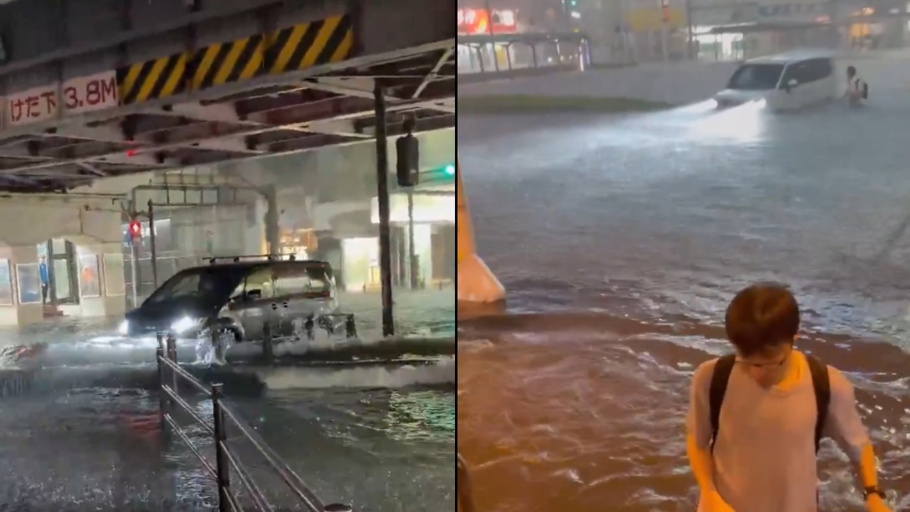 Japonya'da rekor yağış: 5 ölü, 1 kayıp