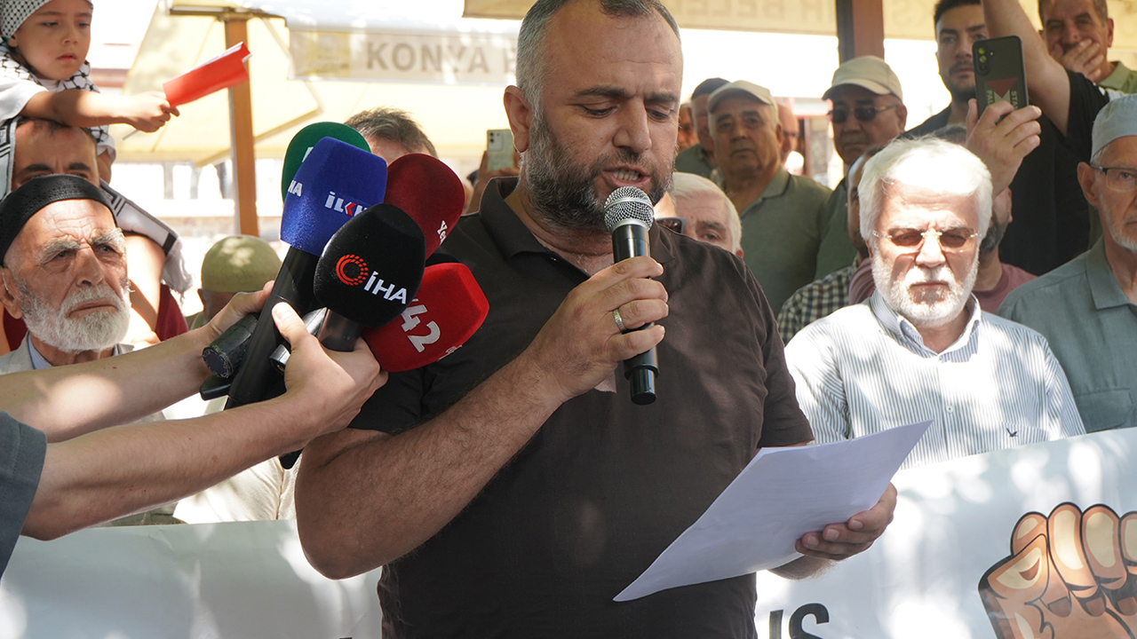 Konya’da Filistin Konvoyu'na destek çağrısı: Bu konvoy Filistin’deki zulme karşı durmak için yola çıktı