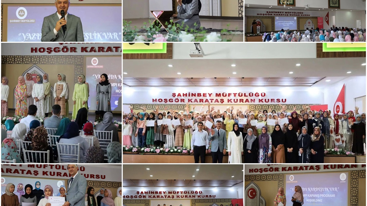Gaziantep'te "Yazımda kardeşlik var" yaz kampı sona erdi