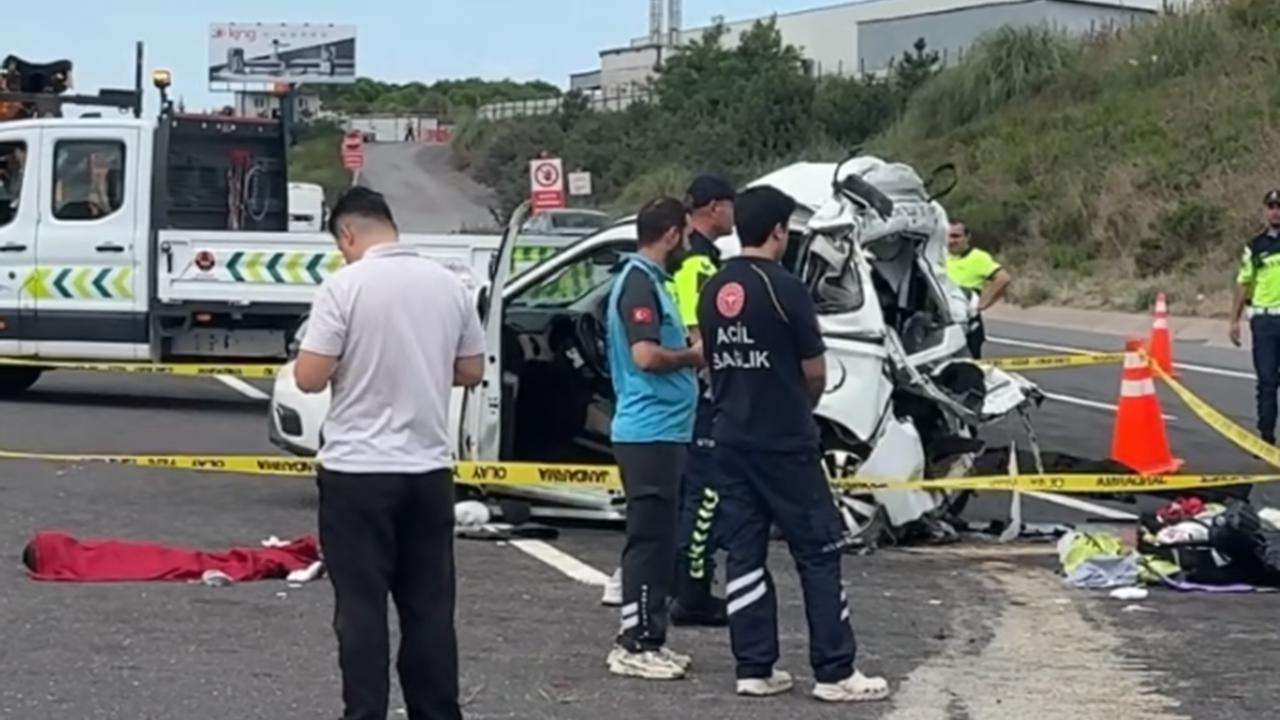 Kuzey Marmara Otoyolu Uskumruköy'de kaza; 3 ölü, 5 yaralı