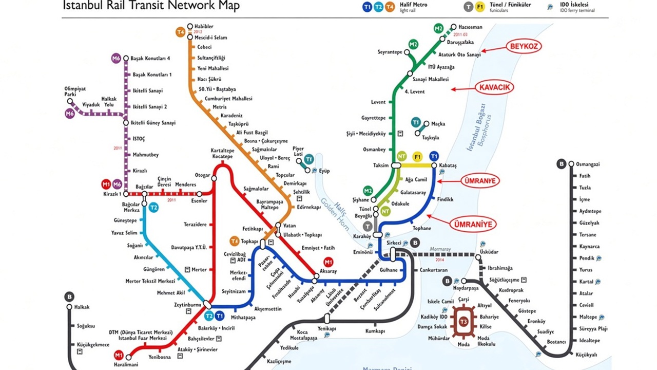 İstanbul Anadolu Yakası’na yeni metro hattı müjdesi