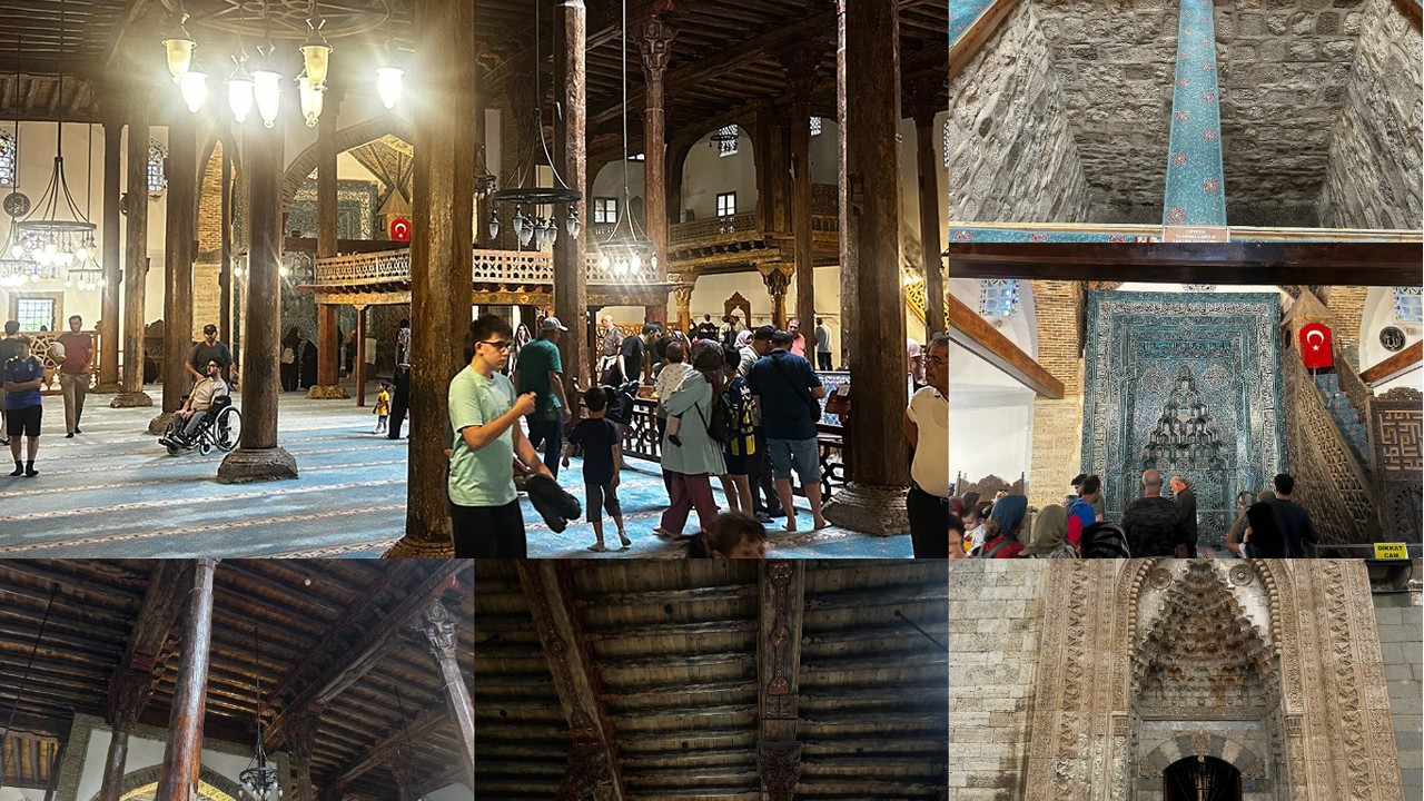 13'üncü yüzyıldan günümüze uzanan Eşrefoğlu Camii yaz aylarında ziyaretçilerini ağırlıyor