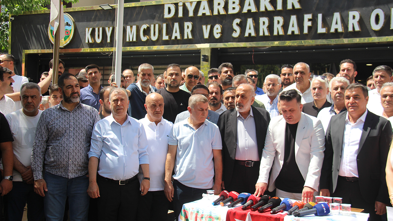 Diyarbakır kuyumcularından silahlı saldırıya tepki