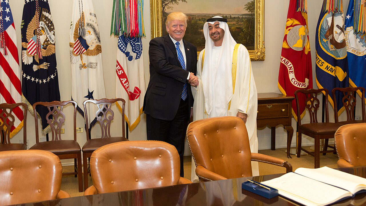 Trump ile BAE lideri Al Nahyan görüştü