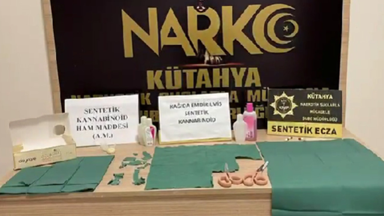 Kayseri'de uyuşturucu operasyonunda 56 bin içimlik sentetik kannabinoid ele geçirildi
